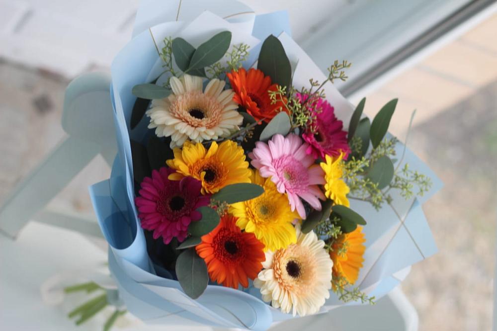 Букет цветов из: Герберы в Гамово