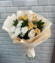 Букет цветов из:  Розы и Хризантемы в Гамово