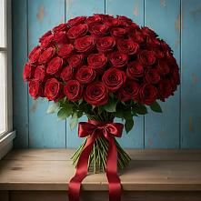 Букет Красные розы Блэк Меджик в Гамово