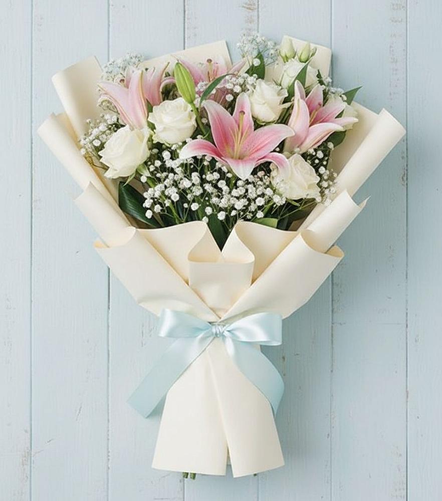 Букет цветов из: Лилии в Гамово