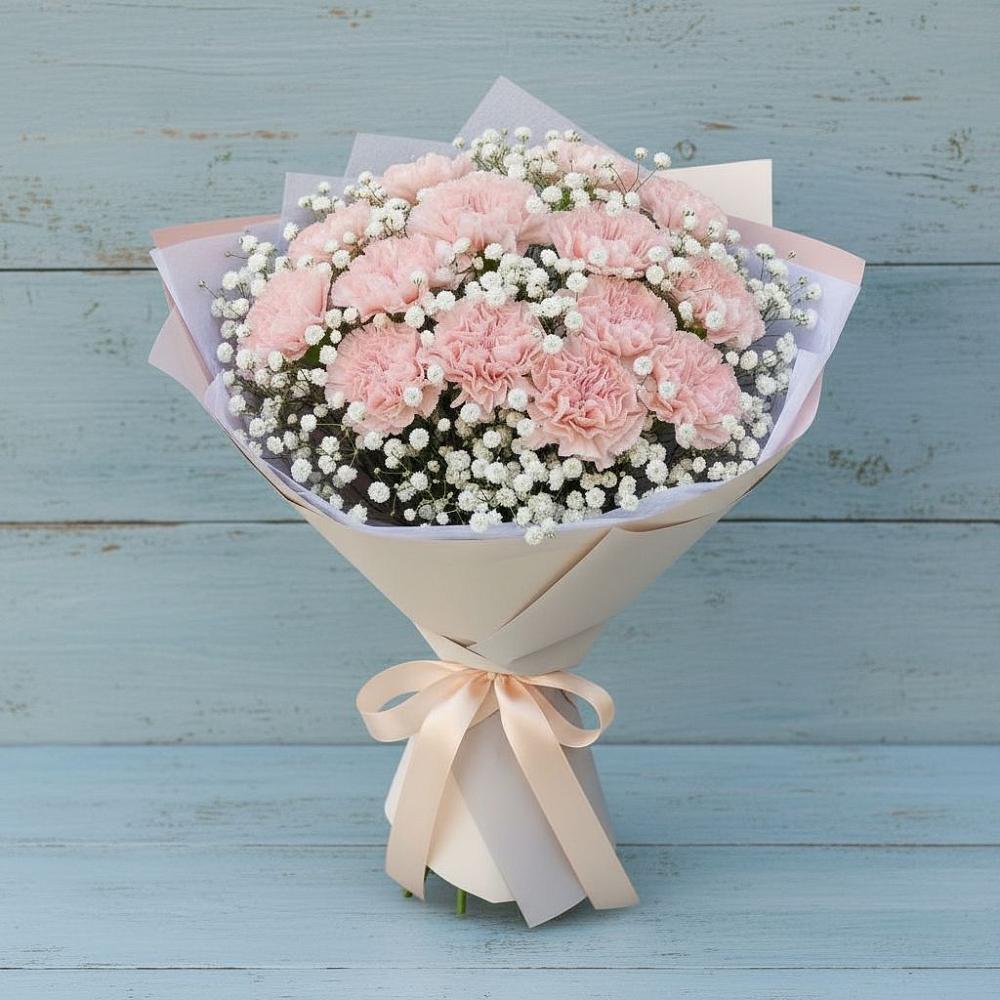 Букет цветов из: Гвоздики в Гамово