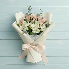 Букет цветов из:  Альстромерии в Гамово
