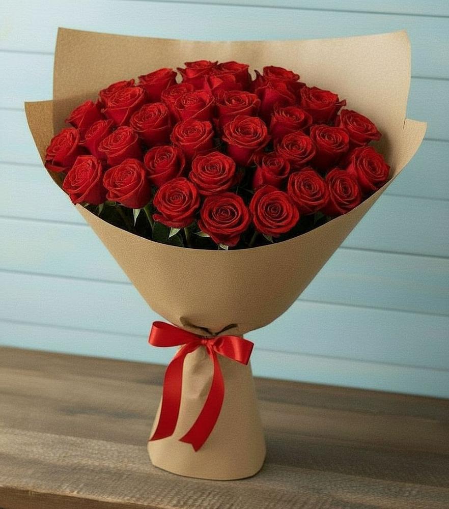 Букет Красные розы Милано в Гамово