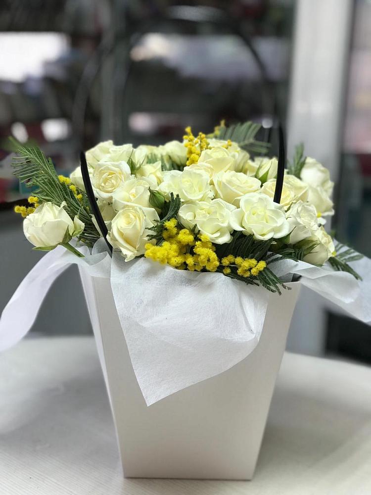 Цветочная композиция из Розы  в Гамово