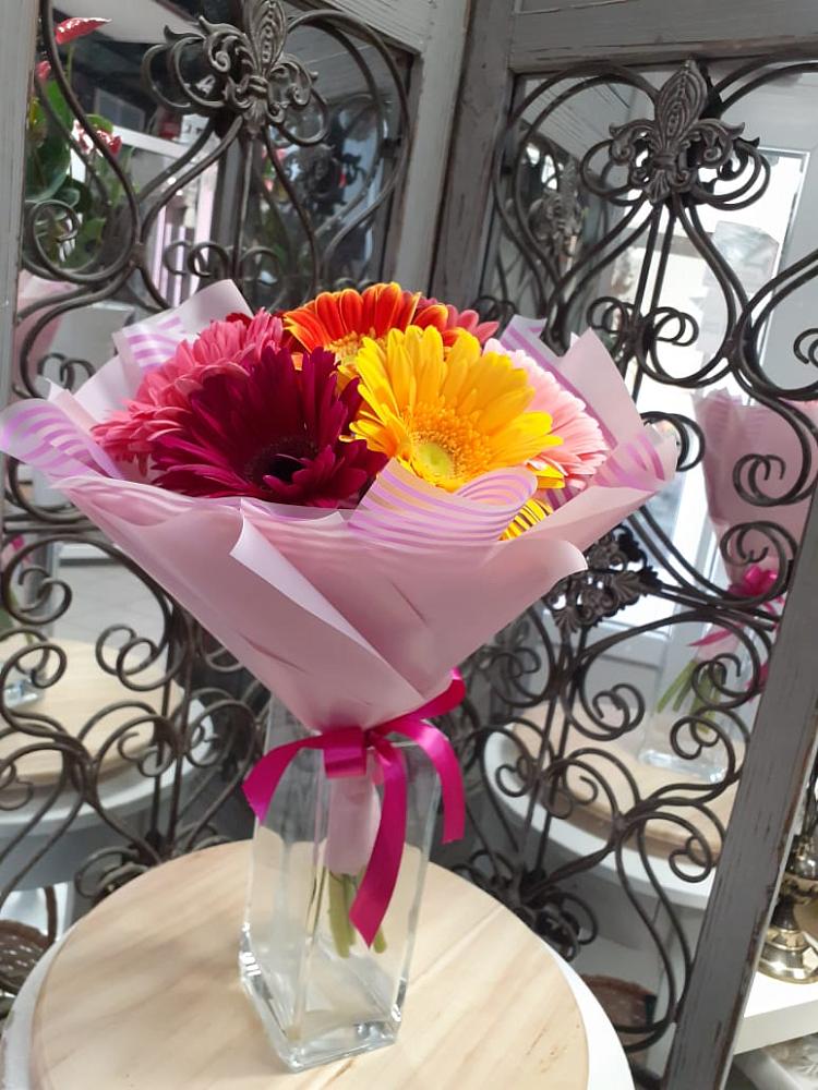 Букет цветов из: Герберы в Гамово