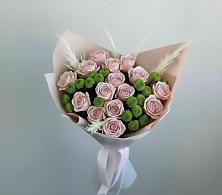 Букет цветов из:  Розы и Хризантемы в Гамово