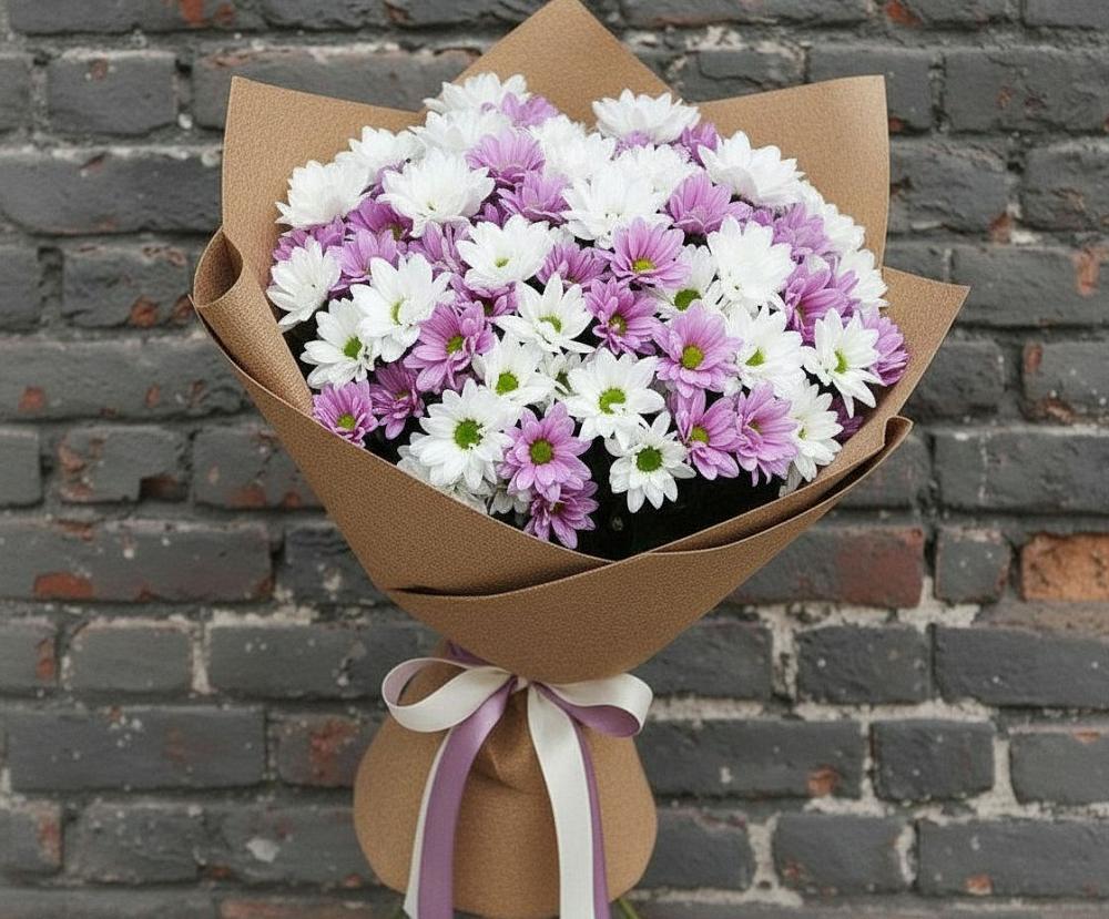 Букет цветов из: Хризантемы в Гамово