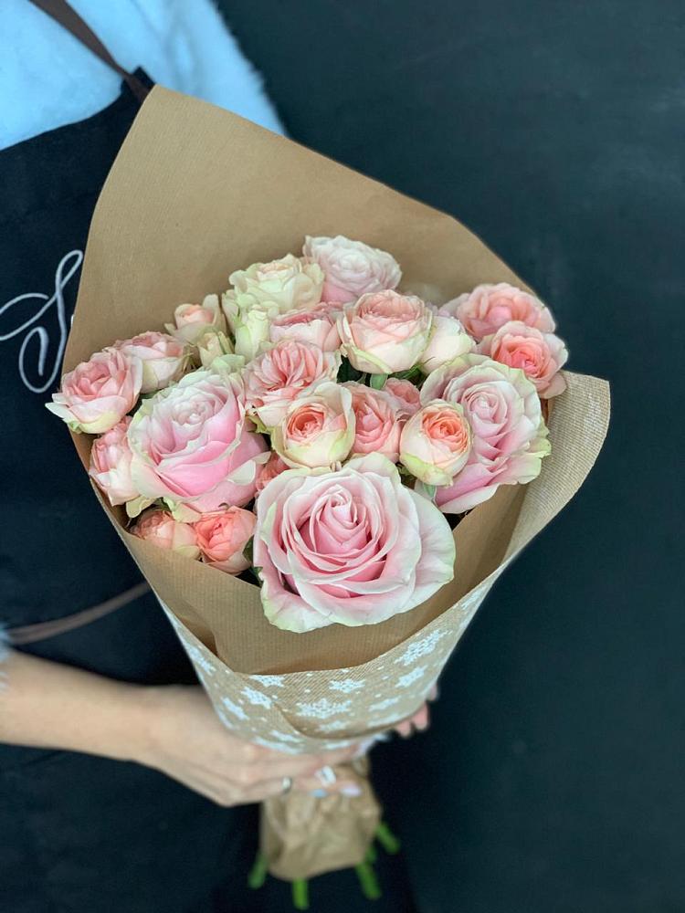 Букет цветов из: Хризантемы и Розы в Гамово