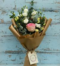 Букет цветов из:  Розы и Лизиантусы #REPLACE_PRED# Гамово