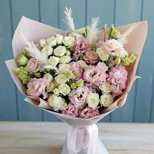 Букет цветов из:  Альстромерии и Розы #REPLACE_PRED# Гамово