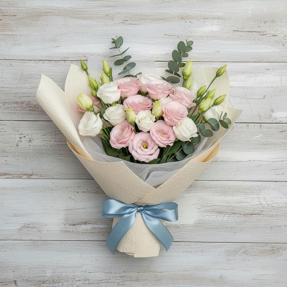 Букет цветов из: Лизиантусы в Гамово